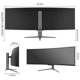 INNOCN 49C1S PIP/PBP enables multi-source viewing on one screen