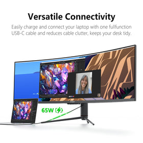 INNOCN 49C1S ports and connectivity for flexible setups