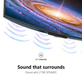 INNOCN 49Q1R built-in speakers provide convenient onboard audio