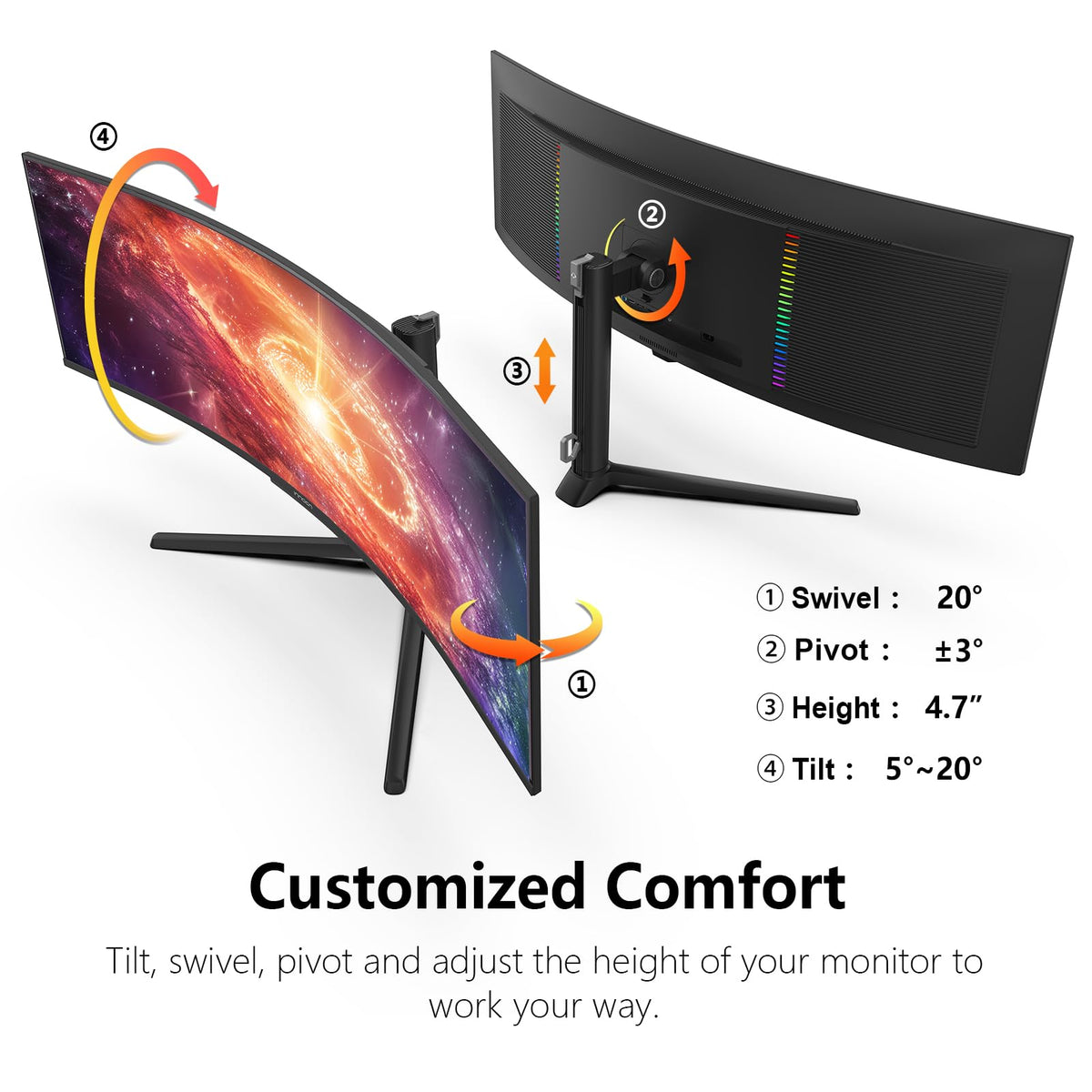 INNOCN 49Q1S PIP/PBP multitasking on a single ultrawide screen