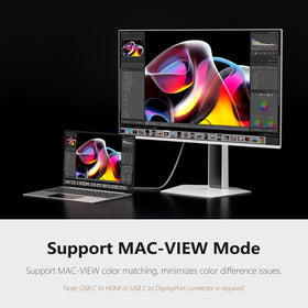 INNOCN GA27M1Q Mac-View mode optimizes color on Mac devices