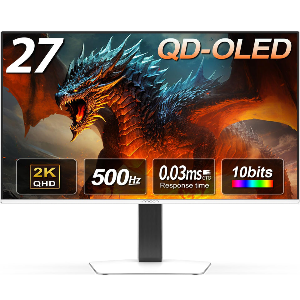 INNOCN GA27M1Q QD-OLED 500Hz panel for vibrant gaming visuals