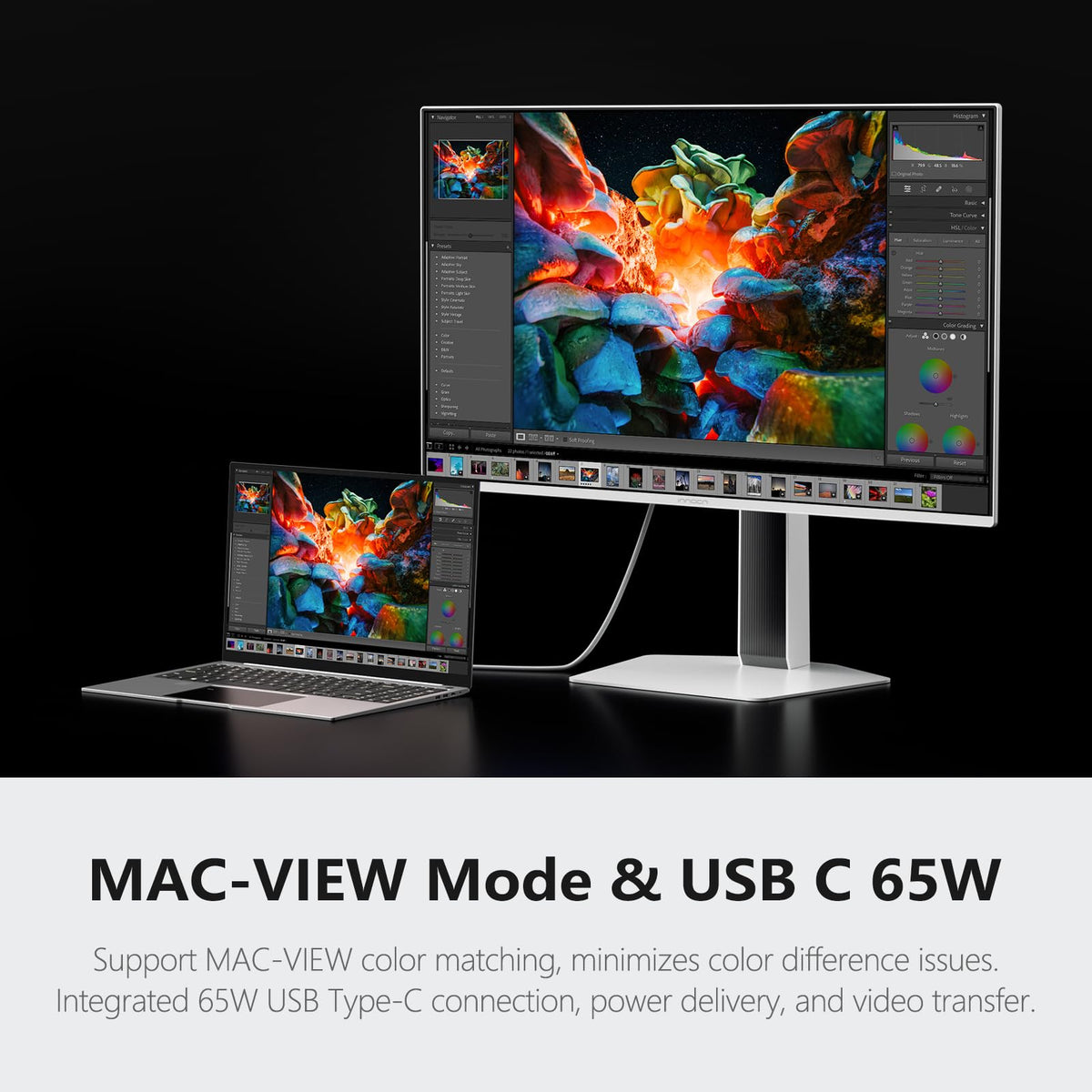 INNOCN GA27W1Q 4K 240Hz display with sharp details and smooth motion