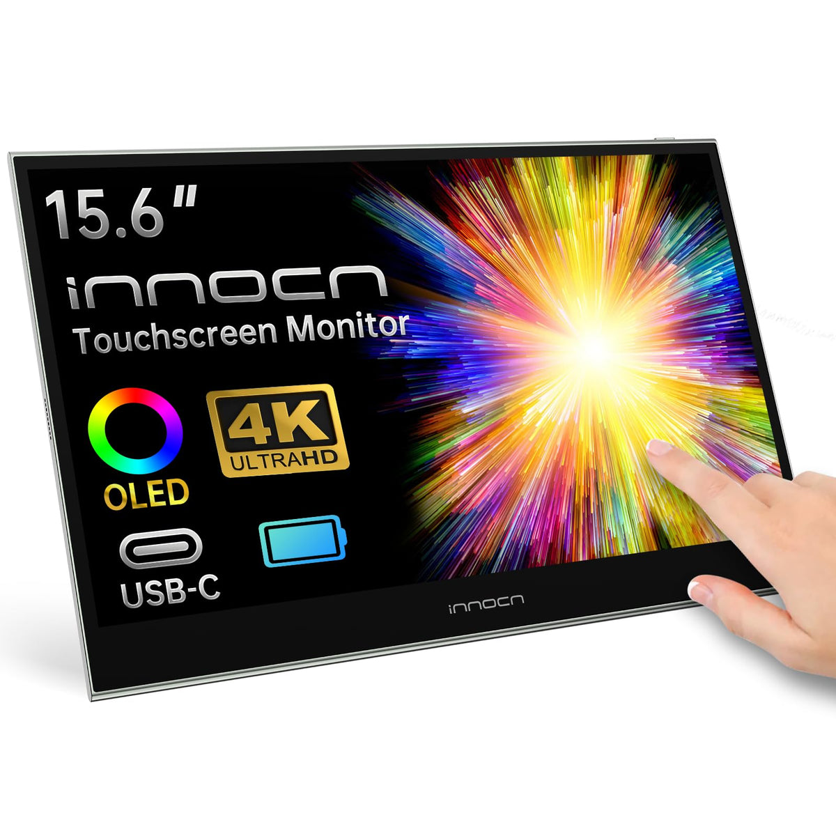 INNOCN PU15-Pre 4K OLED image shows vibrant, color-accurate display.