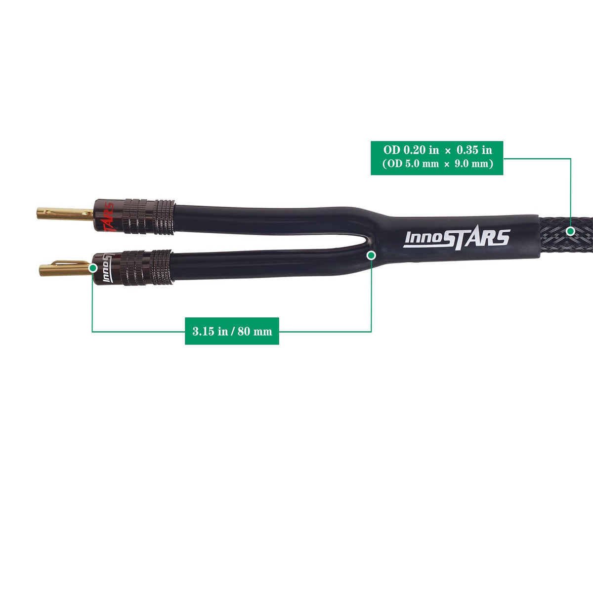 InnoStars in-wall CL2 rated cable ensures safe, code-friendly home theater wiring.