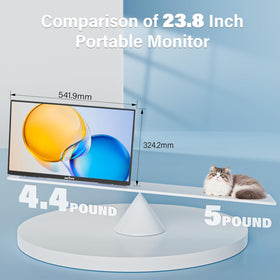 InnoView 100% sRGB color coverage for accurate media visuals