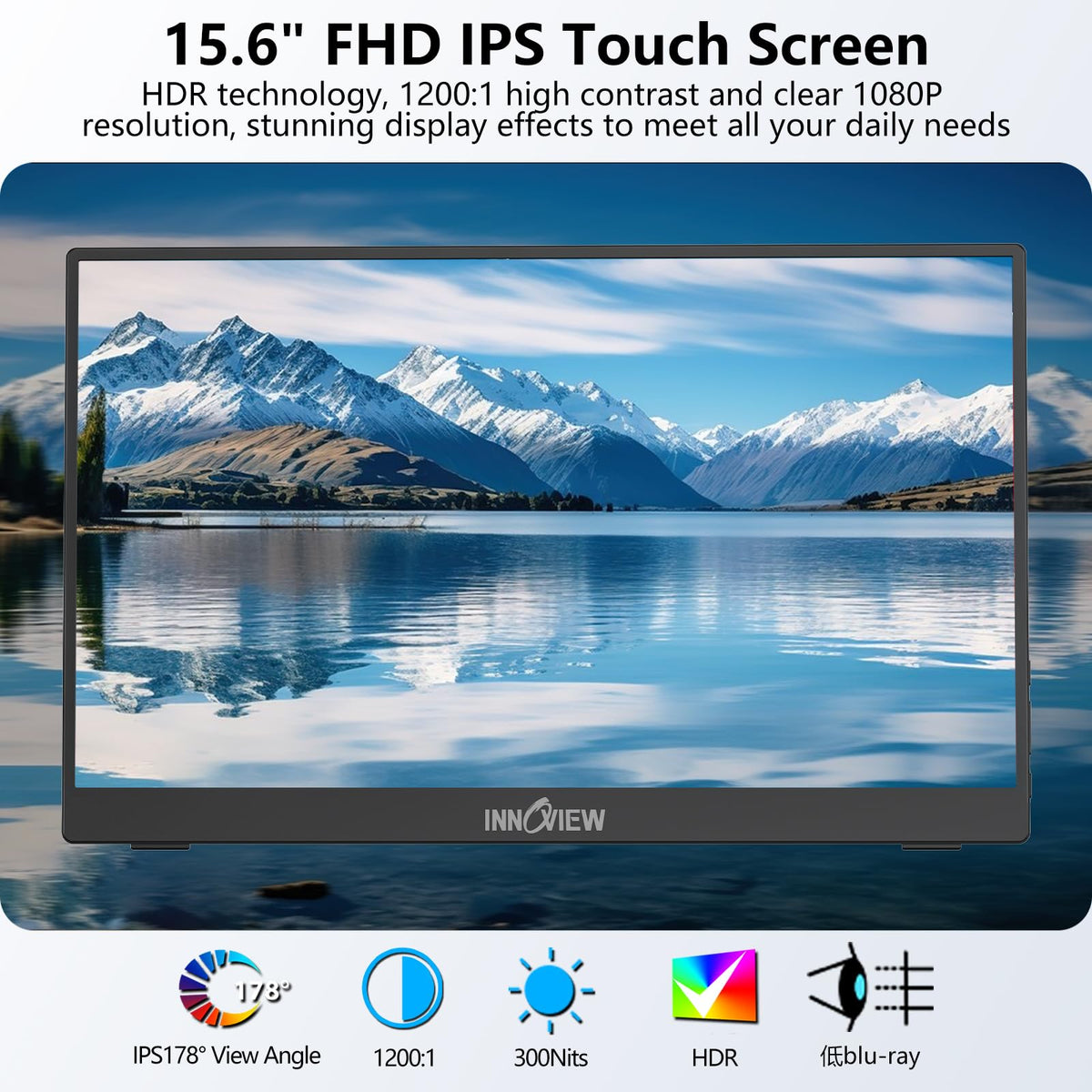 InnoView 15.6-inch monitor in case emphasizes portable protection during travel