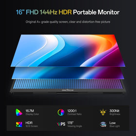 InnoView 16:10 productivity display highlighting extra vertical space