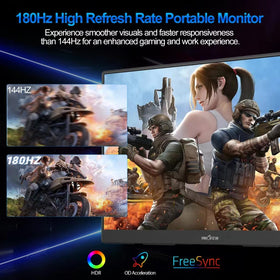 InnoView 180Hz display delivers smooth action for gaming and productivity.