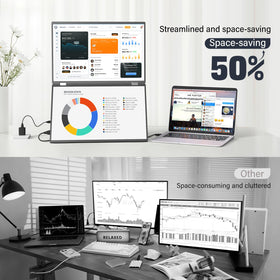InnoView 18.5-inch 2K 2560x1440 display with vivid clarity for precise work.