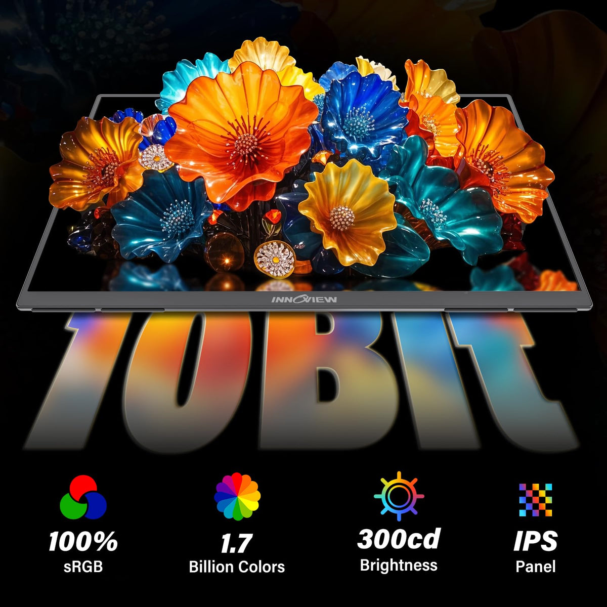 InnoView 23.8-inch gaming mode with 100Hz refresh for smoother motion