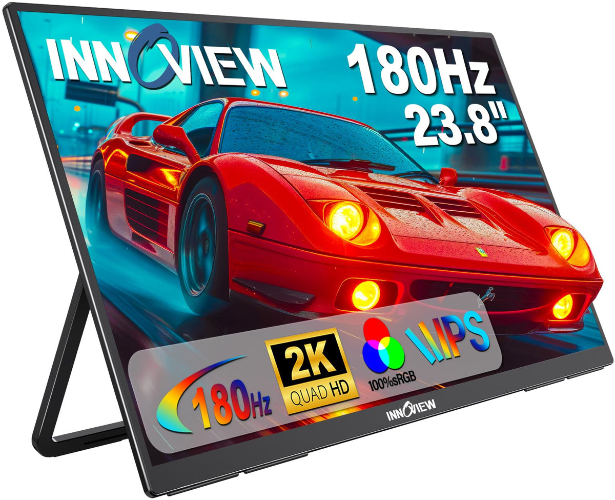 InnoView 2K portable monitor front view for immersive gaming on the go