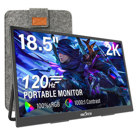 InnoView 2K portable monitor front view boosts on-the-go productivity.