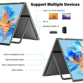 InnoView 315-degree tilt supports flexible viewing angles for reviews.