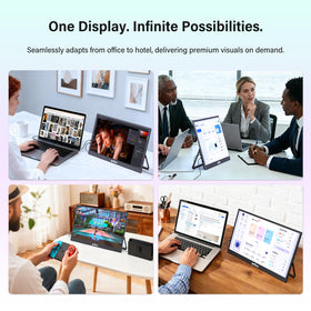 InnoView 4K portable monitor ideal for gaming with PS5 and Switch