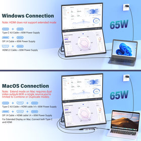 InnoView dual-monitor 23.8 315° flip eases real-time sharing.
