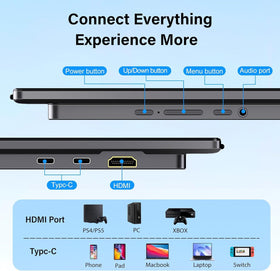 InnoView dual USB-C ports enable easy power and data transfer