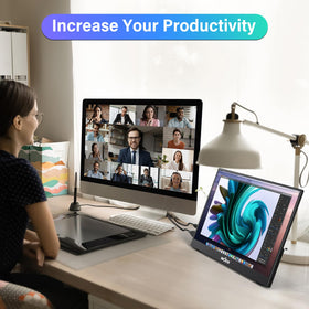 InnoView HDR IPS display delivers vivid visuals for gaming and work.