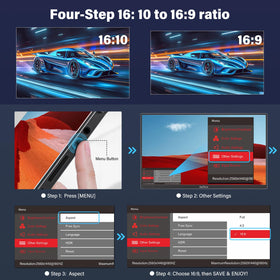 InnoView 23.8-inch IPS display with adjustable stand for flexible setups