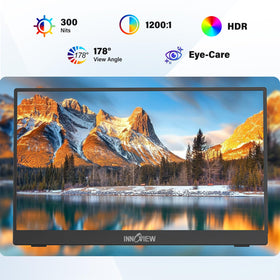 InnoView IPS 1080p display delivers crisp visuals for work and play.
