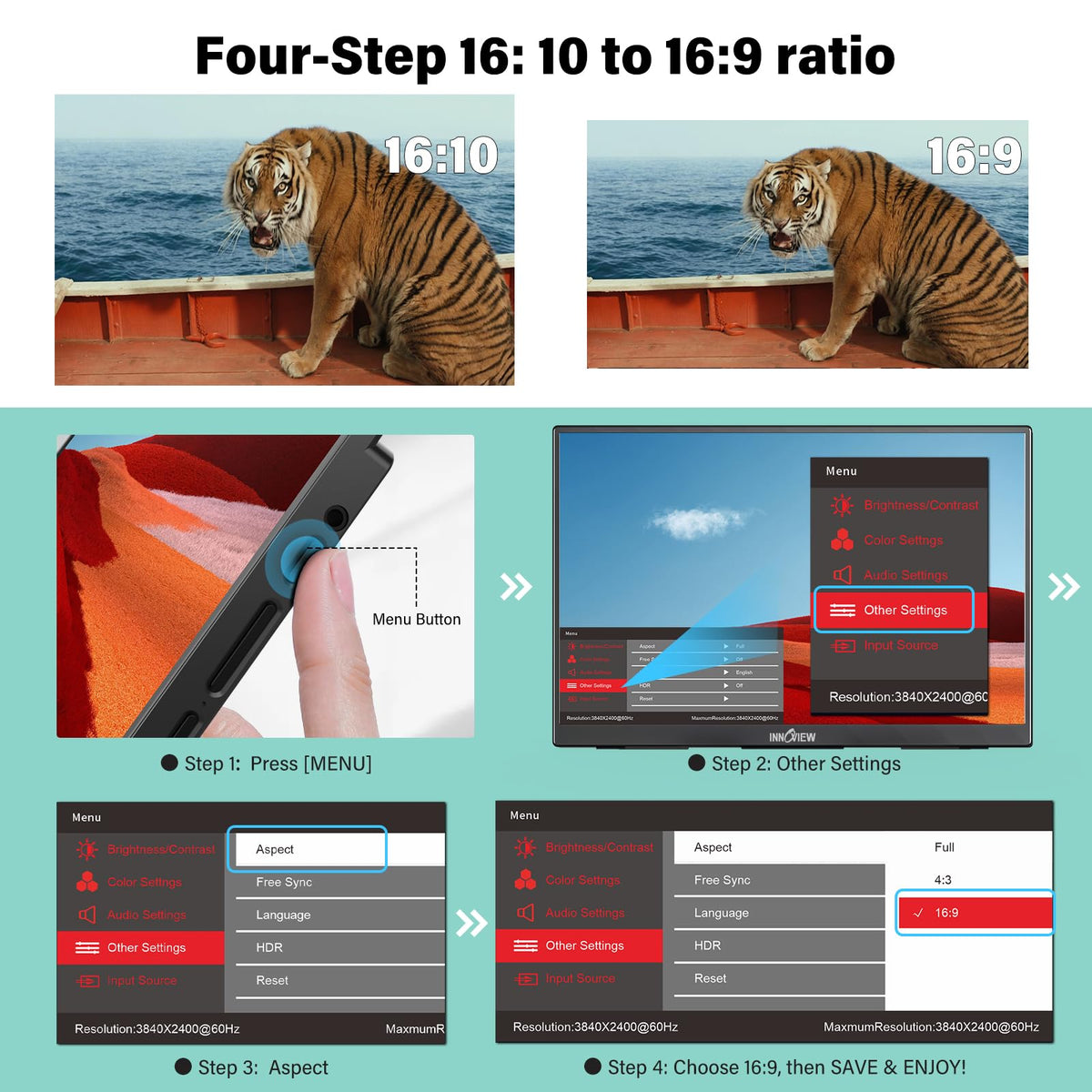 InnoView laptop extension in use shows extended screen for productivity.