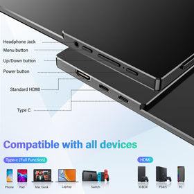 Works with laptops, consoles, and tablets for adaptable setups.