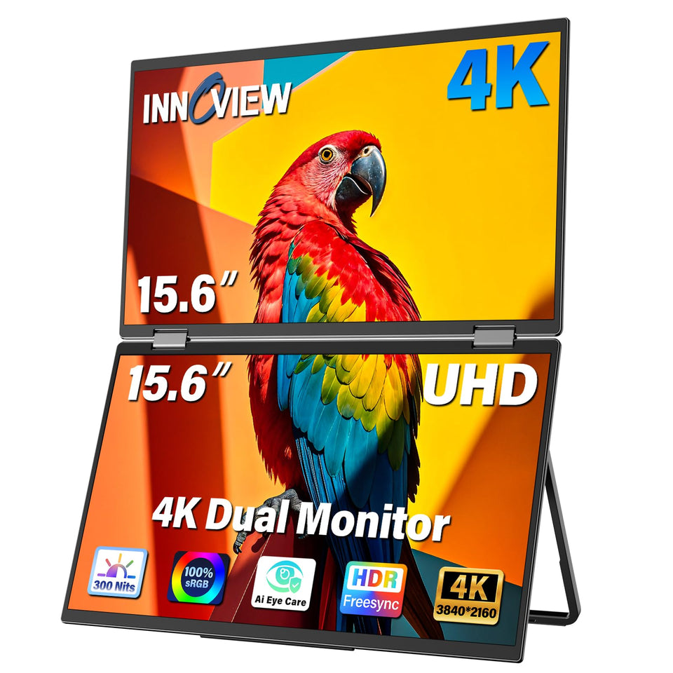 InnoView 15.6-inch 4K display with Owl Eye Vision for precise color editing.