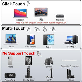 InnoView 15.6-inch built-in stand enabling comfortable viewing angles