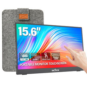 InnoView 15.6-inch front view portable monitor shows slim travel-ready design