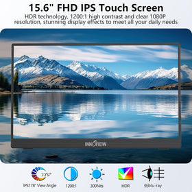 InnoView 15.6-inch HDMI connection illustrating broad compatibility