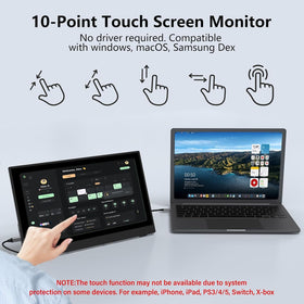 InnoView 15.6-inch in-hand packing shot highlights portability