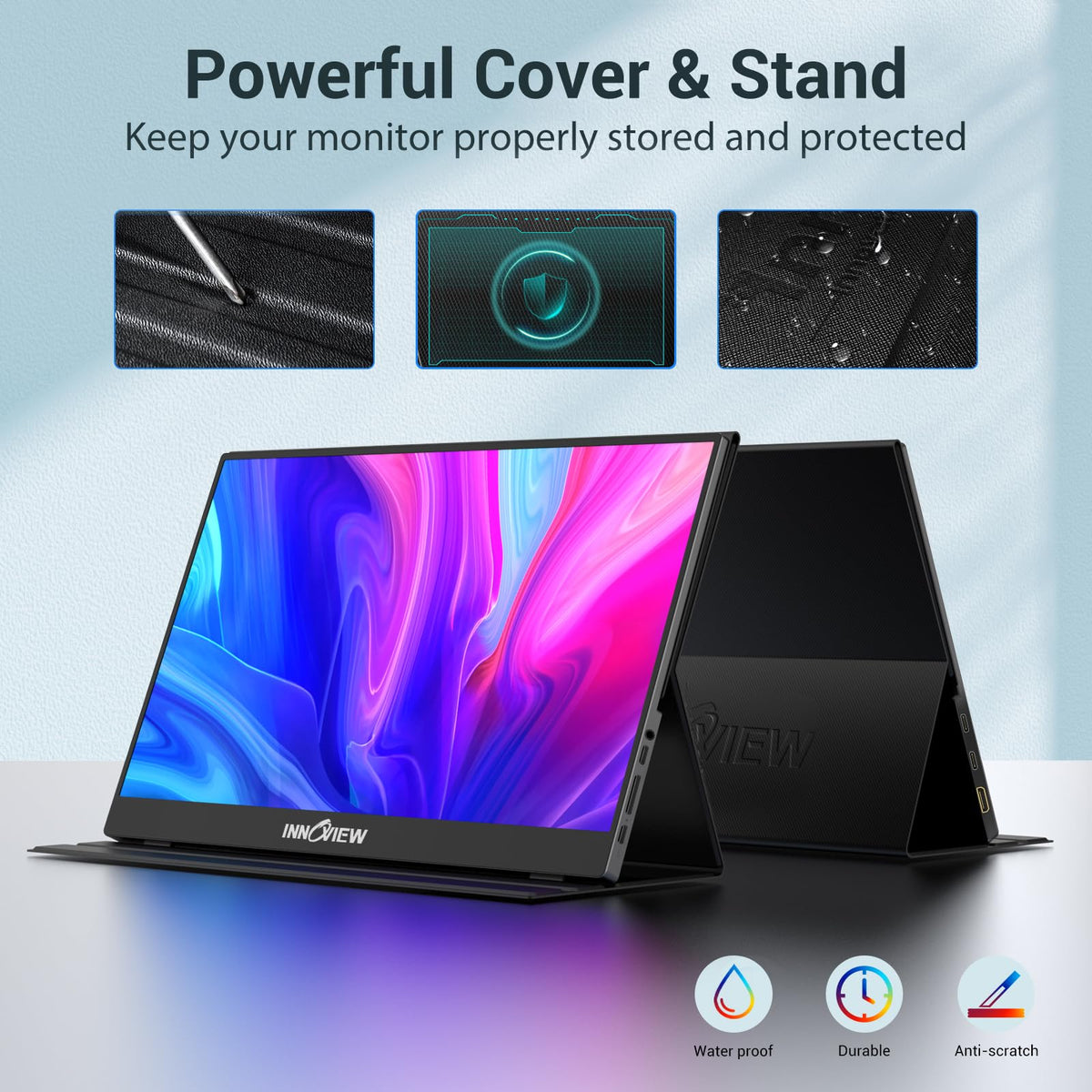 InnoView IPS display offers accurate colors and wide viewing angles