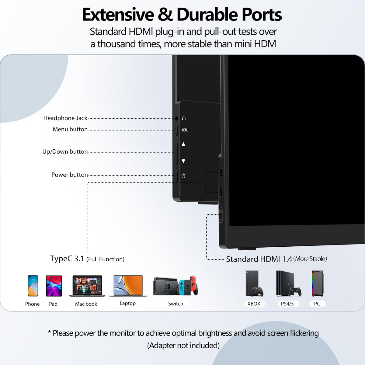 InnoView 15.6-inch protective sleeve protects the screen on the go