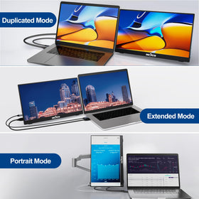 InnoView ultra-portable monitor fits neatly in a backpack for travel.
