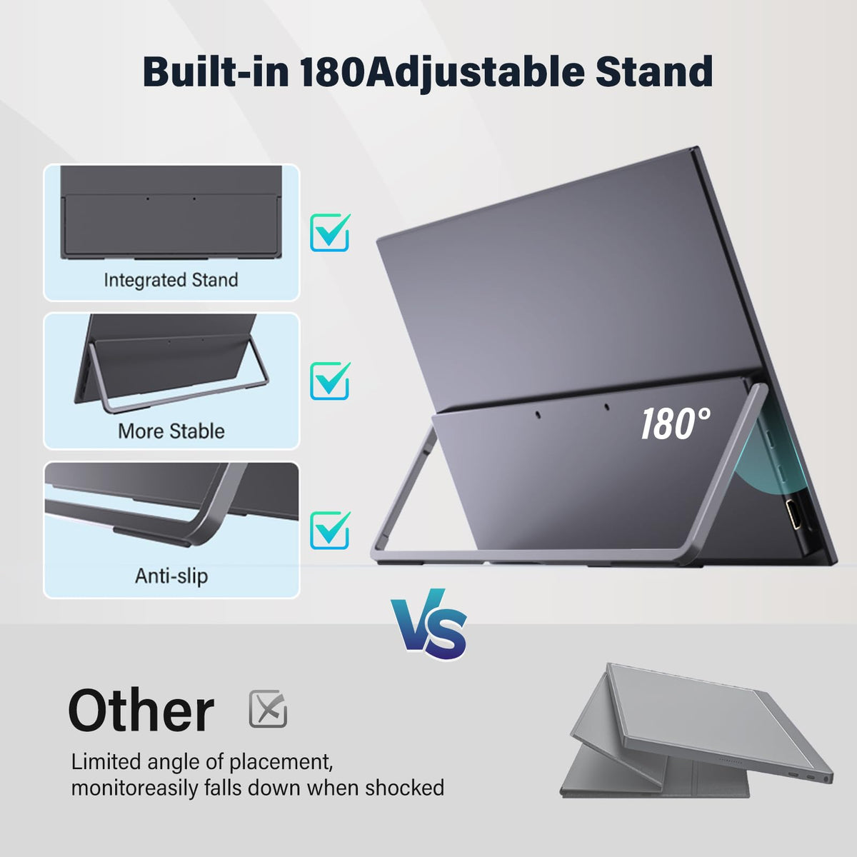 InnoView ultra-thin 0-25 inch design for easy carry.