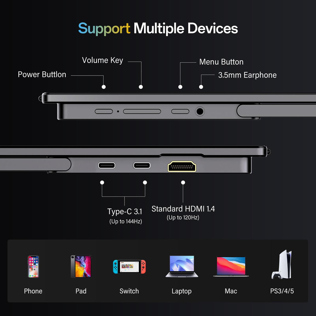 InnoView protective sleeve protecting the monitor during travel
