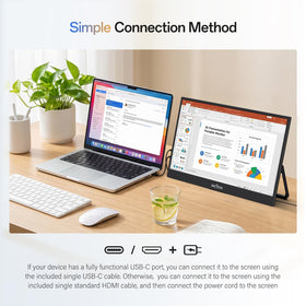 InnoView travel desk setup demonstrates compact, portable productivity.