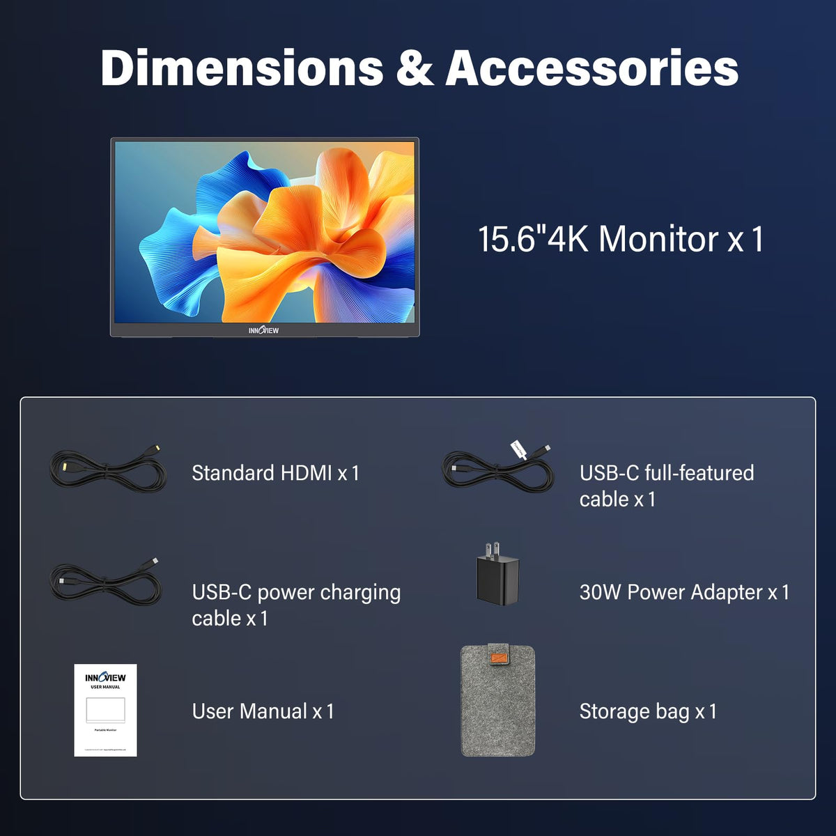 InnoView travel-ready packaging keeps the monitor safe during transit