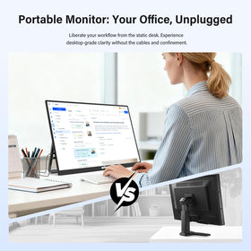 InnoView wall-mount ready design with mounting or arm options