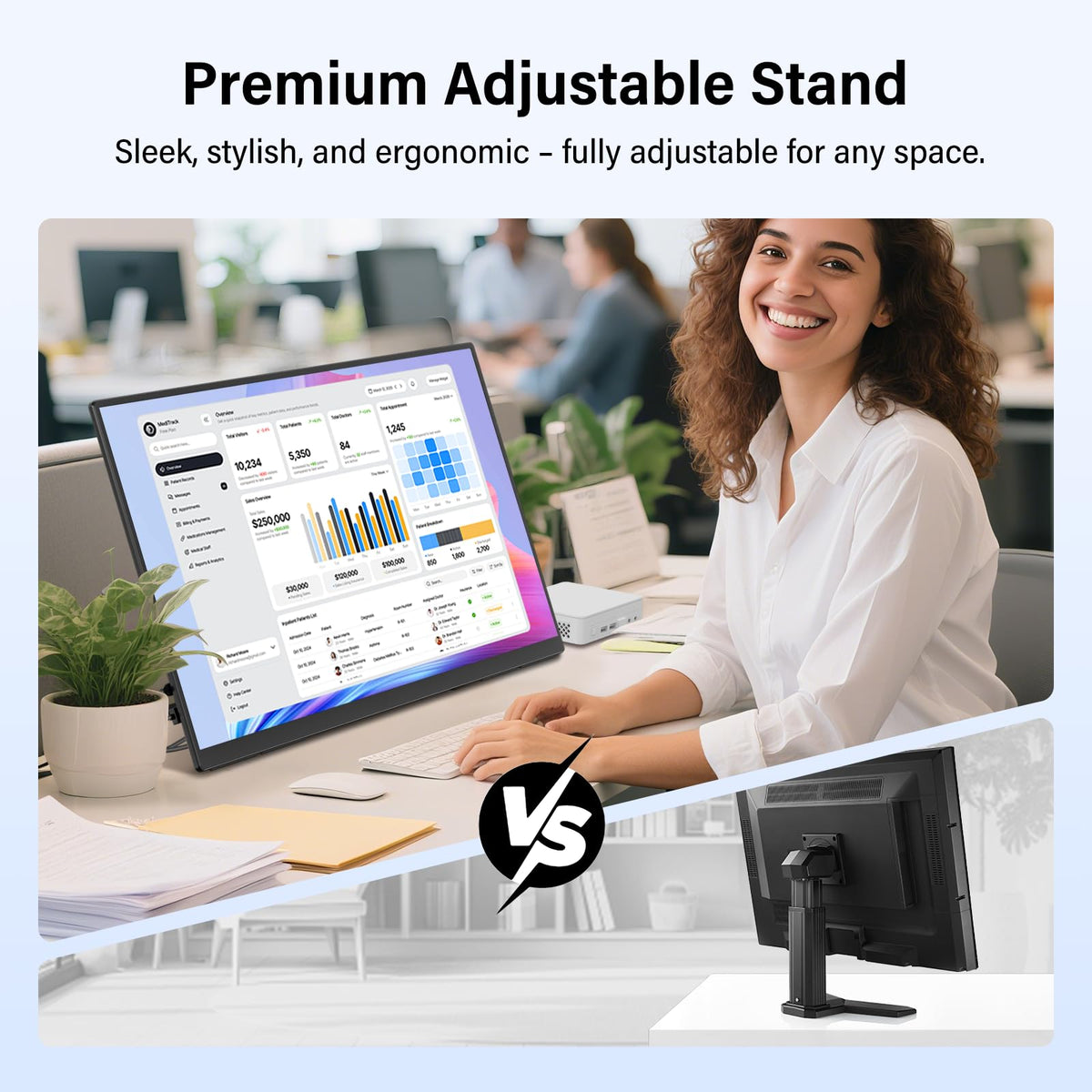 InnoView wide device compatibility with laptops, desktops, tablets, consoles
