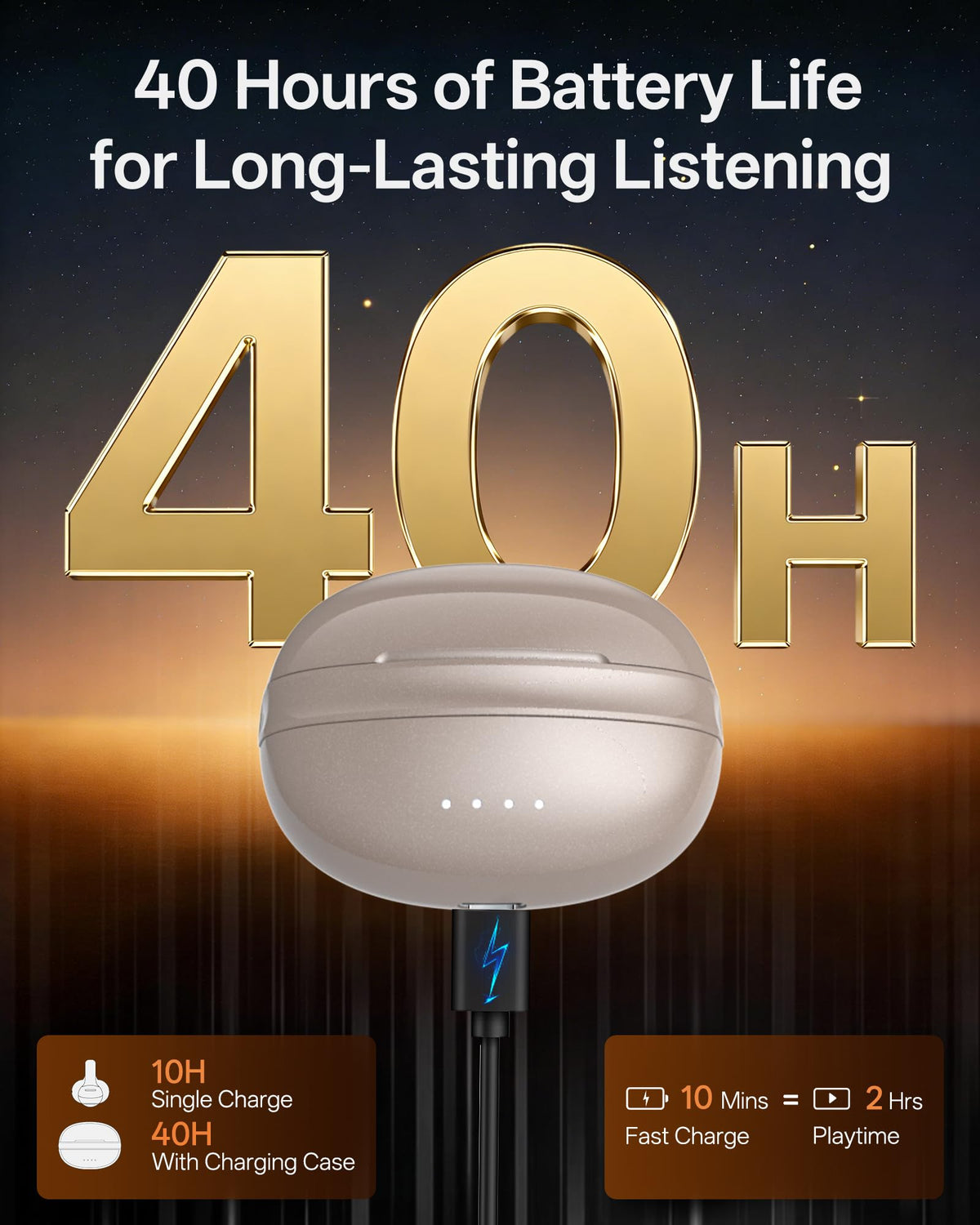 InsCamera long-battery-life-10h-per-charge for workouts and long calls