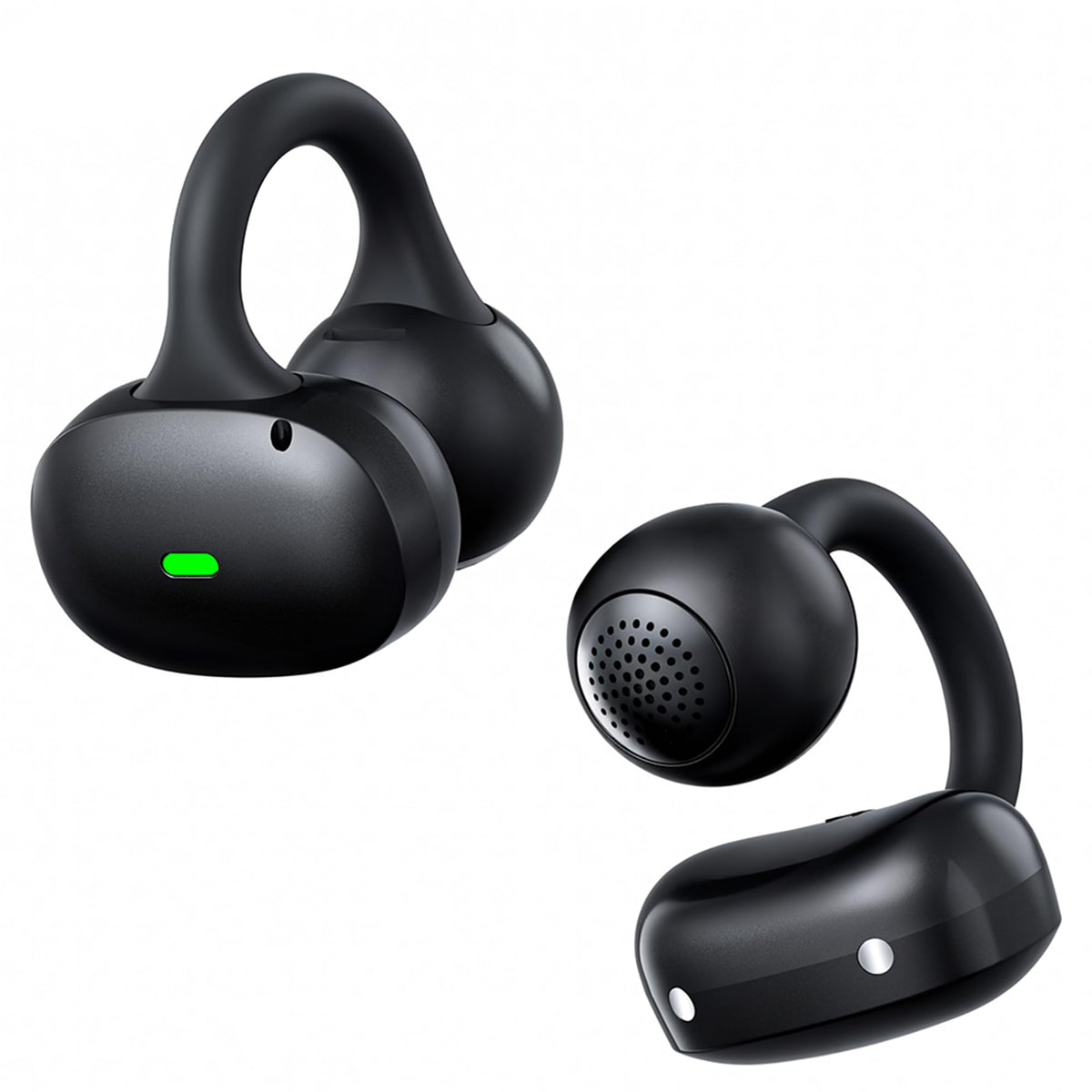 Inscamera clip-on open-ear design for secure all-day comfort during workouts