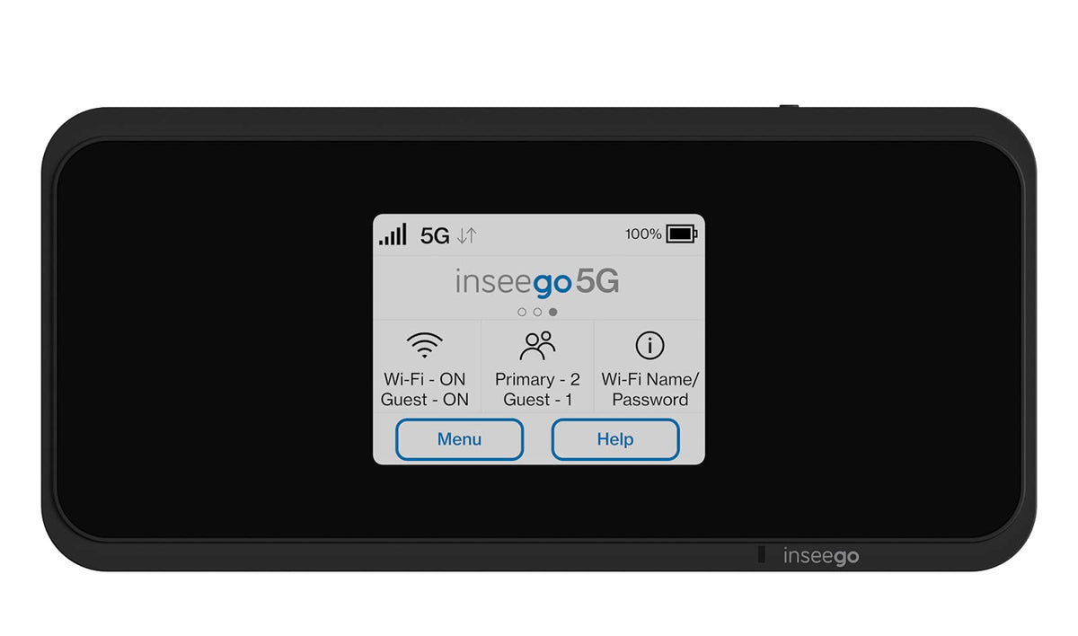 Inseego MiFi M2000 front view for portable, reliable internet.