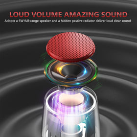 INSMY 5W speaker delivers clear, full-range audio.
