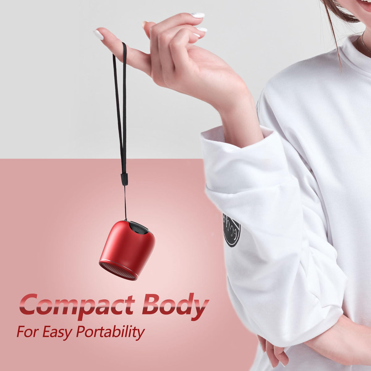 INSMY portable speaker with built-in mic for hands-free calls.