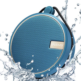 INSMY C12 front view showing compact speaker and durable grill, great portable sound