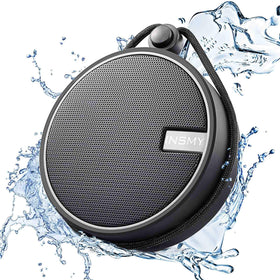 INSMY C12 front view showing compact speaker and controls for portable listening
