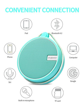 INSMY C12 held in hand showing compact size and easy pocketability