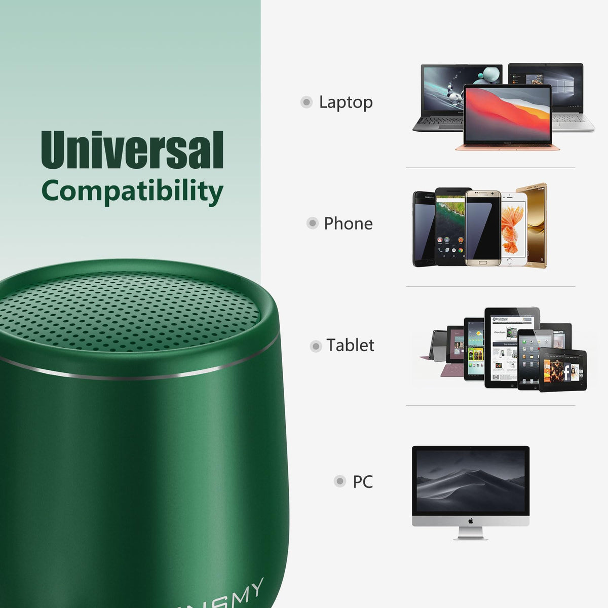 INSMY built-in microphone enables hands-free calls on the go.