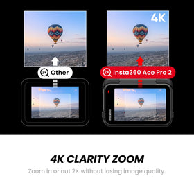 Insta360 Ace Pro 2 rugged waterproof body ideal for travel adventures.